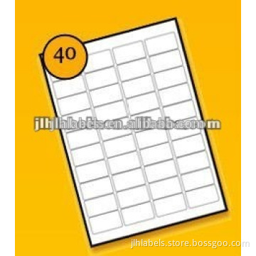 A4 40 Address Labels Per Sheet Self Adhesive Sticky Avery L7654 Inkjet / Laser